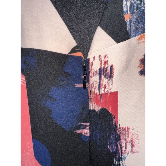 Le Château - Abstract Print Sleeveless Sheath Dress - Size XS - Picture 12 of 13